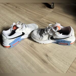 Nike air max White and Orange Sneakers